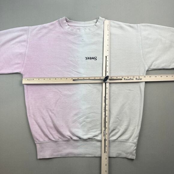 Ariana Grande Sweatshirt Small Cream Pink Sweetener World Tour Thank U Next - Picture 11 of 14